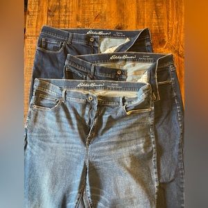 Lot of 3 Eddie Bauer size 18 Revival Jeans!
